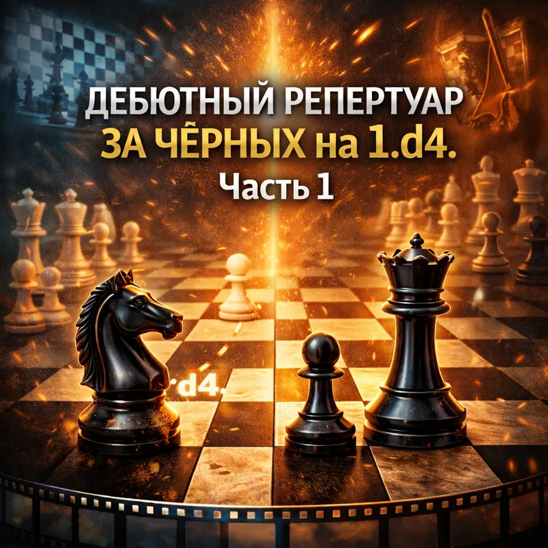 Дебютный репертуар за чёрных на 1.d4. Часть 1